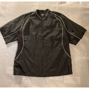 Mizuno half zip pullover mesh and nylon size XL